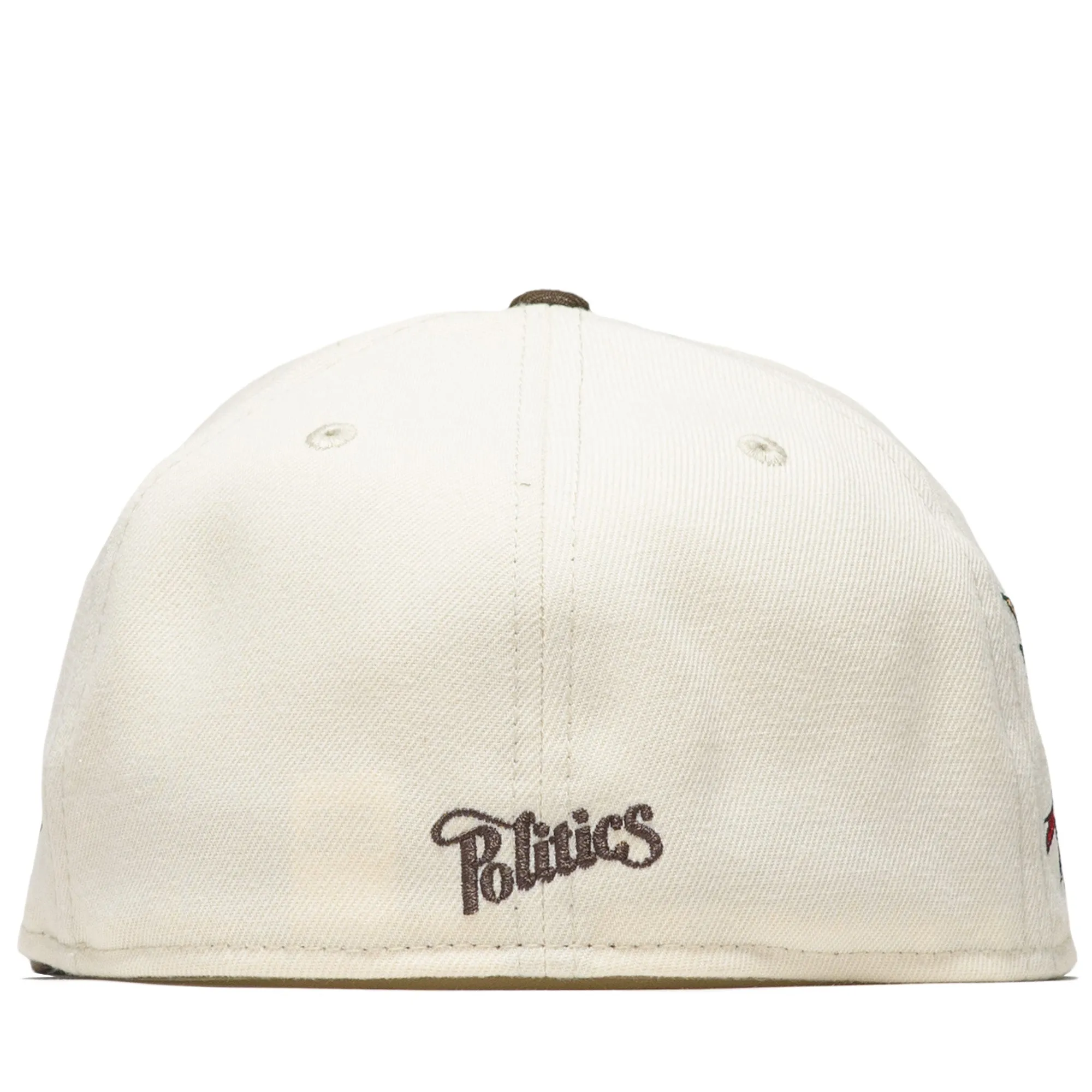 Politics x New Era City Series 59FIFTY Fitted Hat - Cream/Walnut