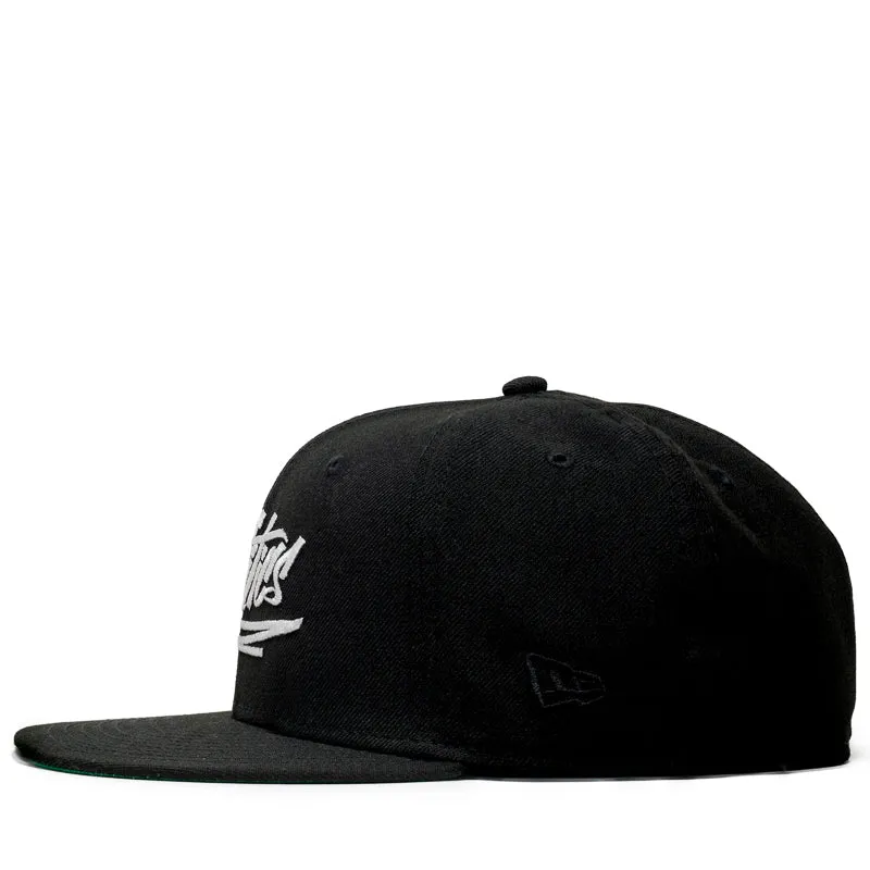 Politics x New Era Wool Graffiti 59FIFTY Fitted Hat - Black