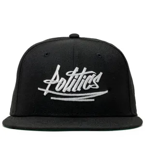 Politics x New Era Wool Graffiti 59FIFTY Fitted Hat - Black