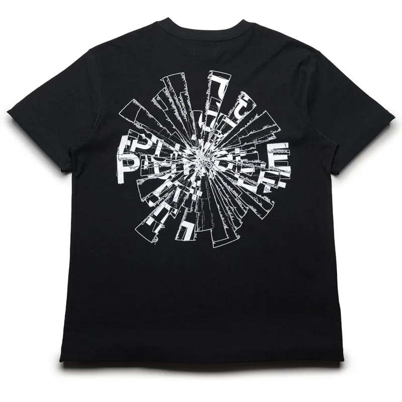 Purple Brand Shattered Tee - Black