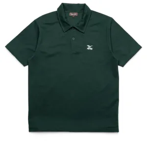 Quiet Golf Society Short Sleeve Polo - Forest