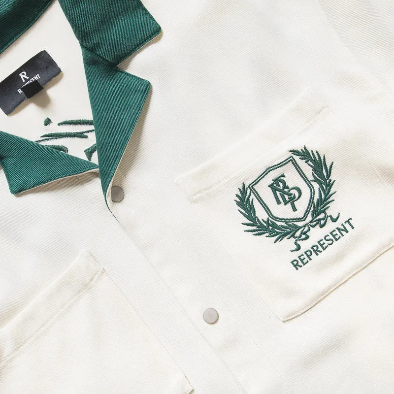 Represent Crest Shirt - Antique White