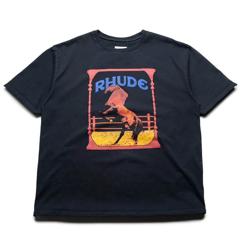 Rhude Cadre Tee - Vintage Black