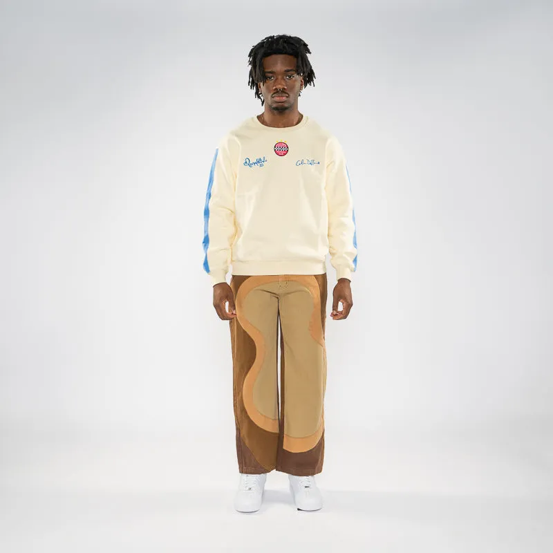 Ronaldinho x KidSuper Crewneck - Cream