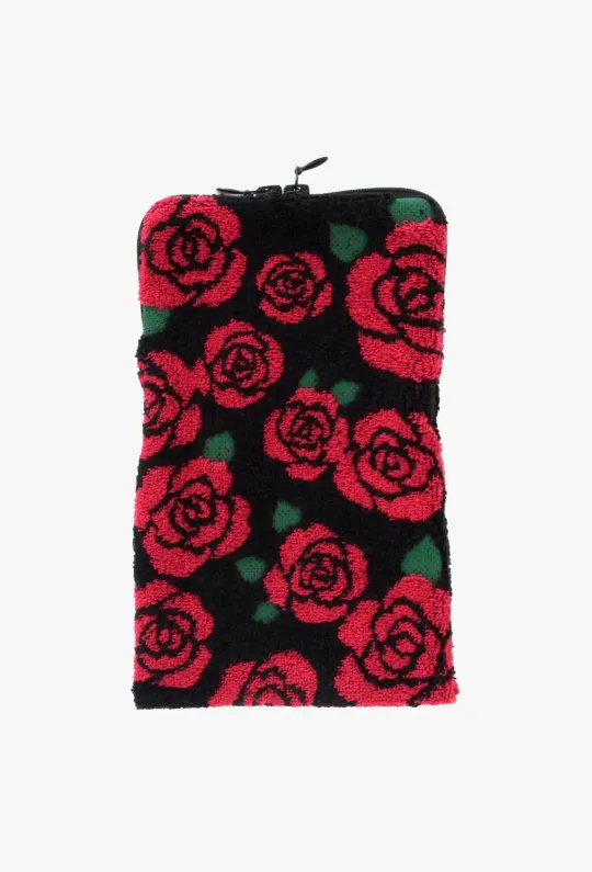 Rosebud Zipper Towel Pouch Annasui
