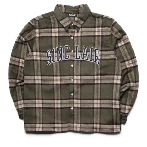 Sinclair Tackle Twill Flannel Shirt - Olive