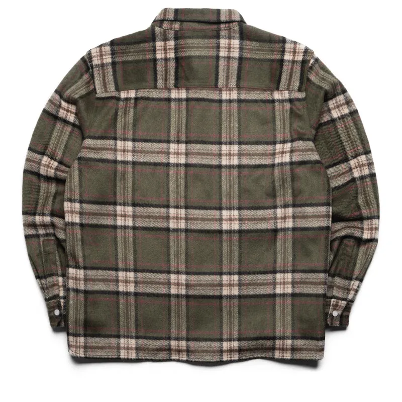 Sinclair Tackle Twill Flannel Shirt - Olive
