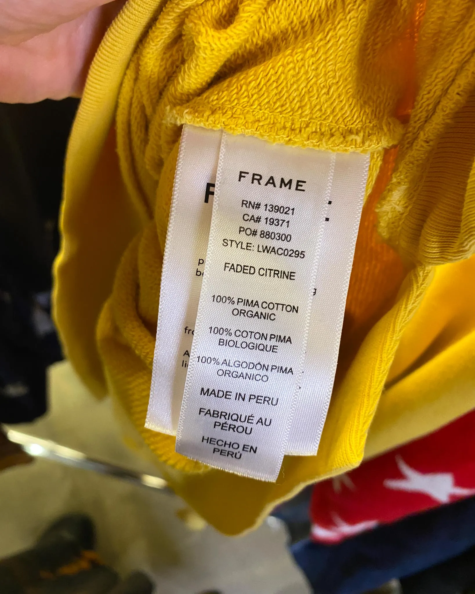 Size XS - Frame Denim Hoodie