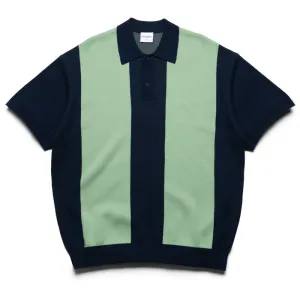 Students Golf Browne S/S Knit Polo Sweater - Navy