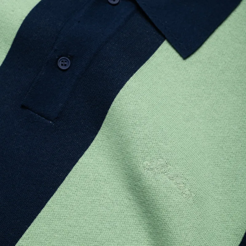 Students Golf Browne S/S Knit Polo Sweater - Navy