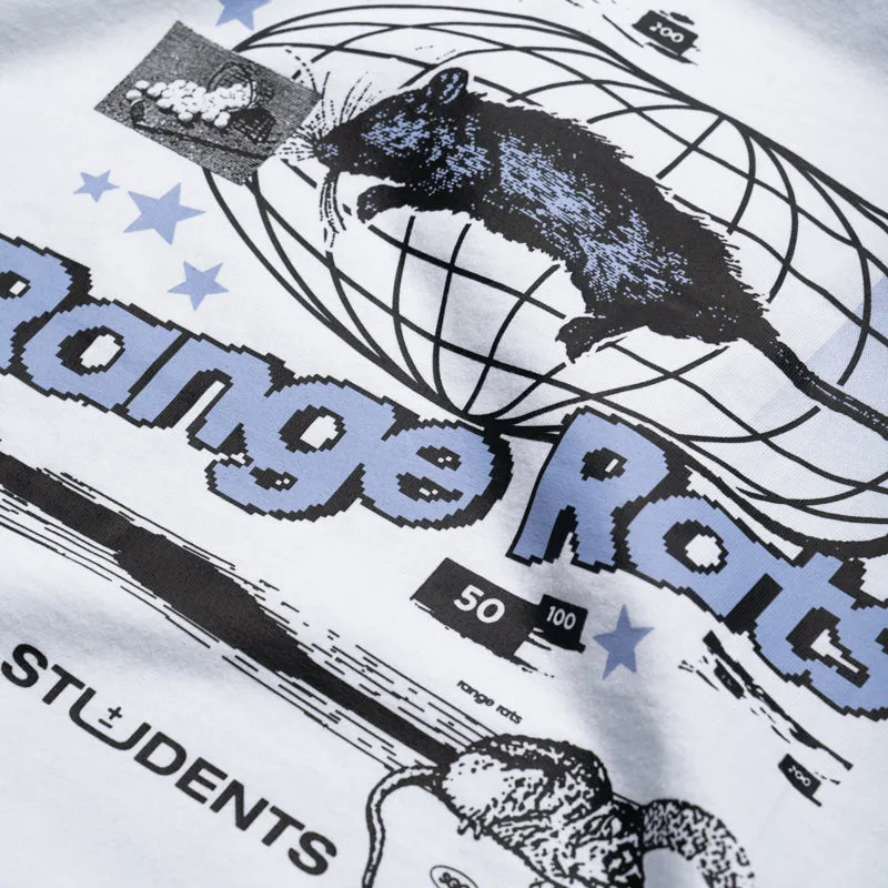 Students Golf Range Rats Tee - White