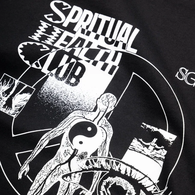 Students Golf Spiritual Health Club Tee - Black