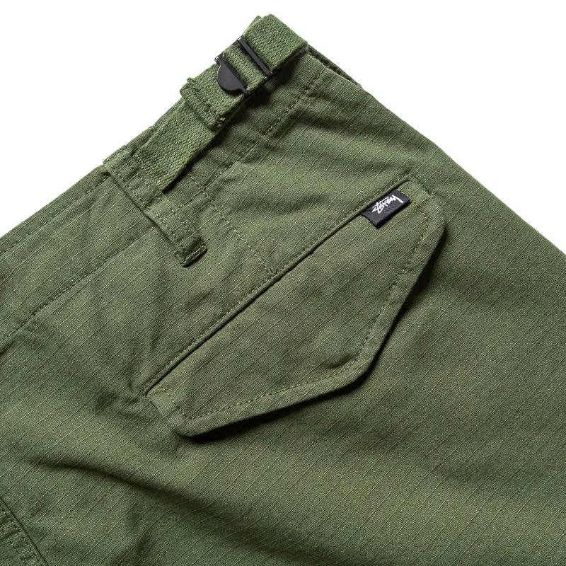 Stussy Cargo Short Ripstop - Olive Green
