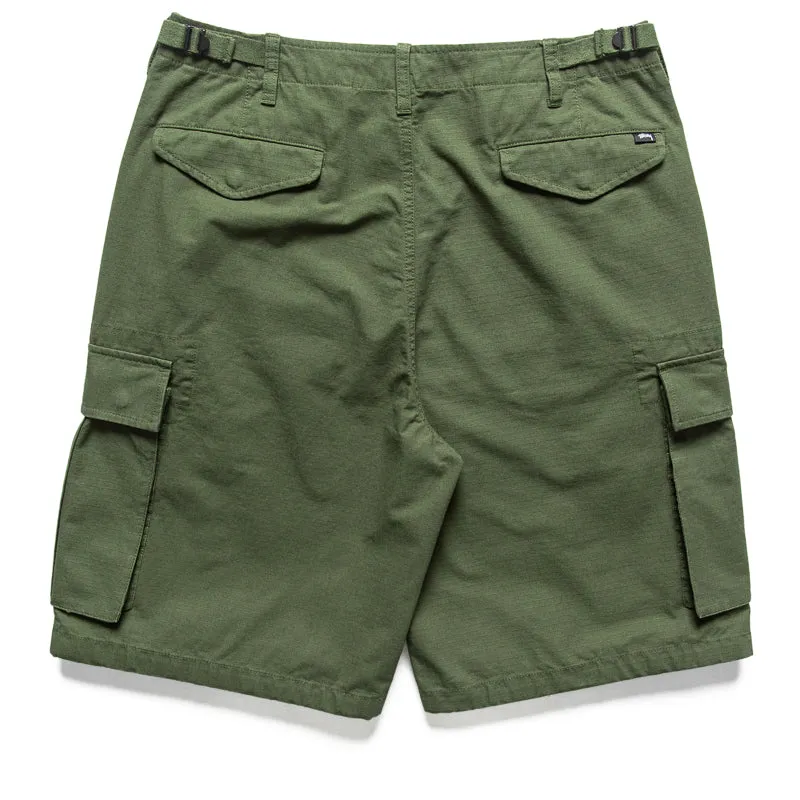 Stussy Cargo Short Ripstop - Olive Green