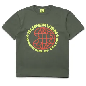 Supervsn Creators Of Color Tee - Moss