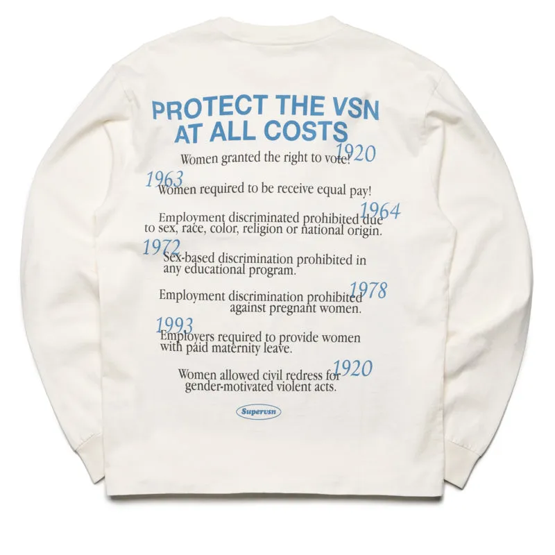 Supervsn Sisters Keeper L/S Tee - Bone
