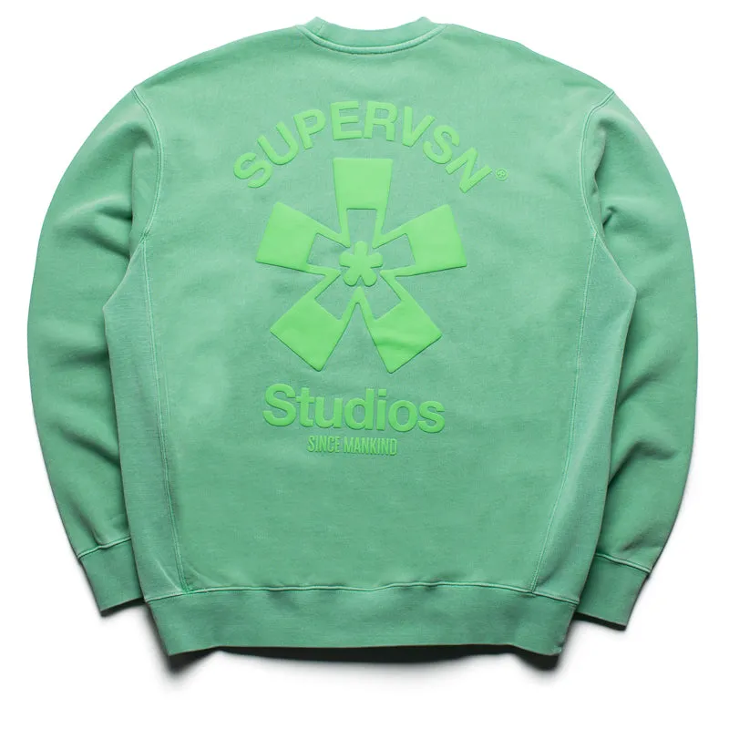 Supervsn Starburst Crewneck - Green