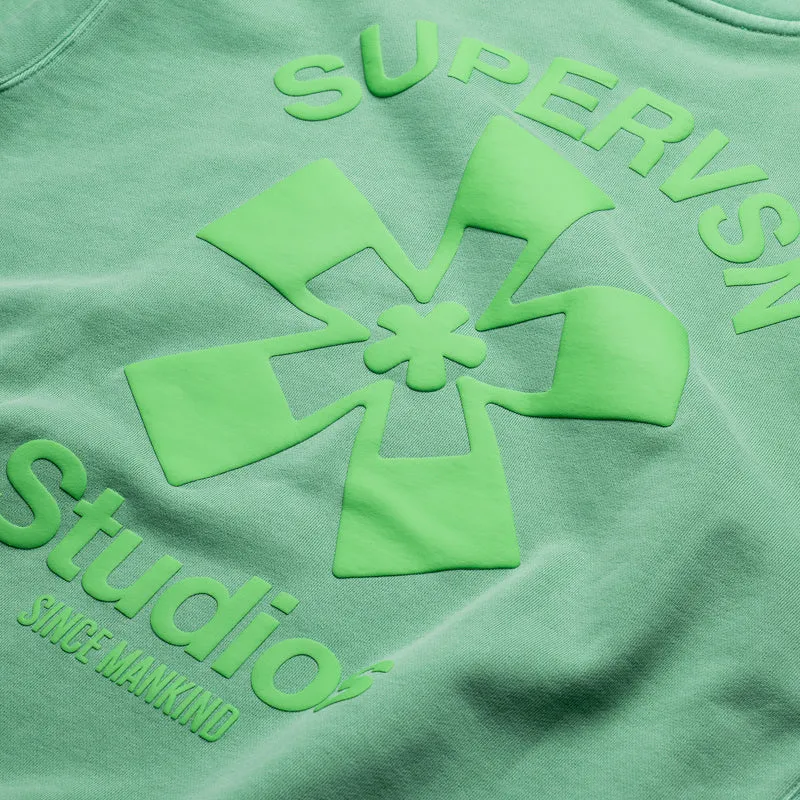 Supervsn Starburst Crewneck - Green