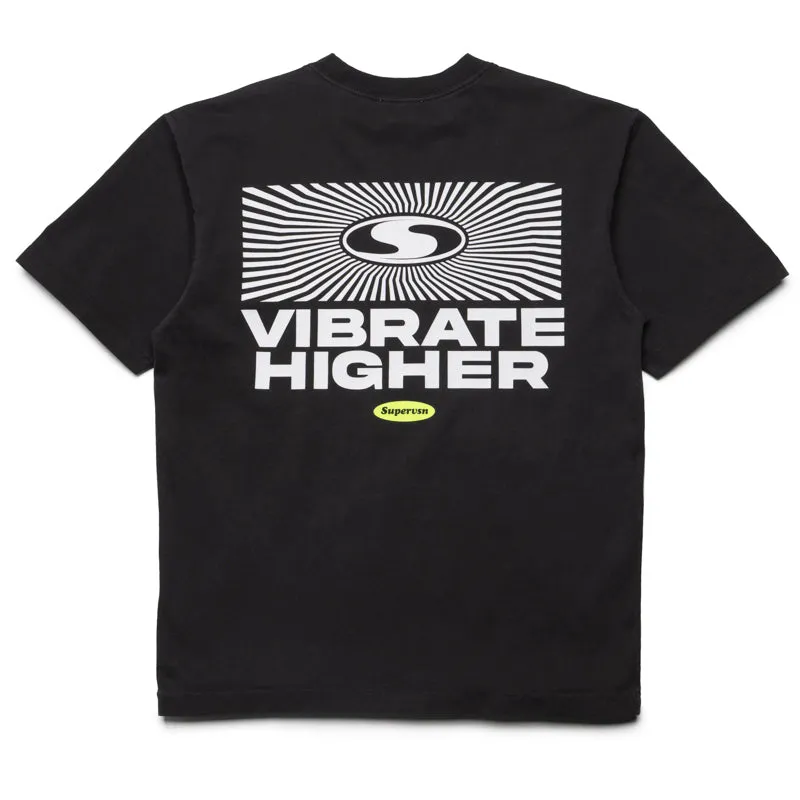 Supervsn Vibrate Higher Tee - Vintage Black