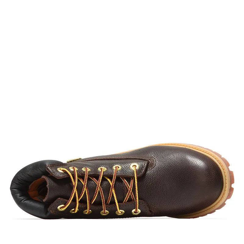 Timberland 6" Lace Up Waterproof Boot 'Espresso' (GS) - Dark Brown