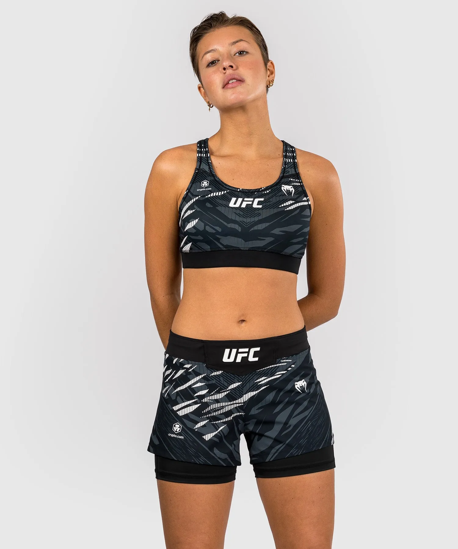 UFC Fusion by Venum Authentic Fight Night Women’s Fight Short - Black