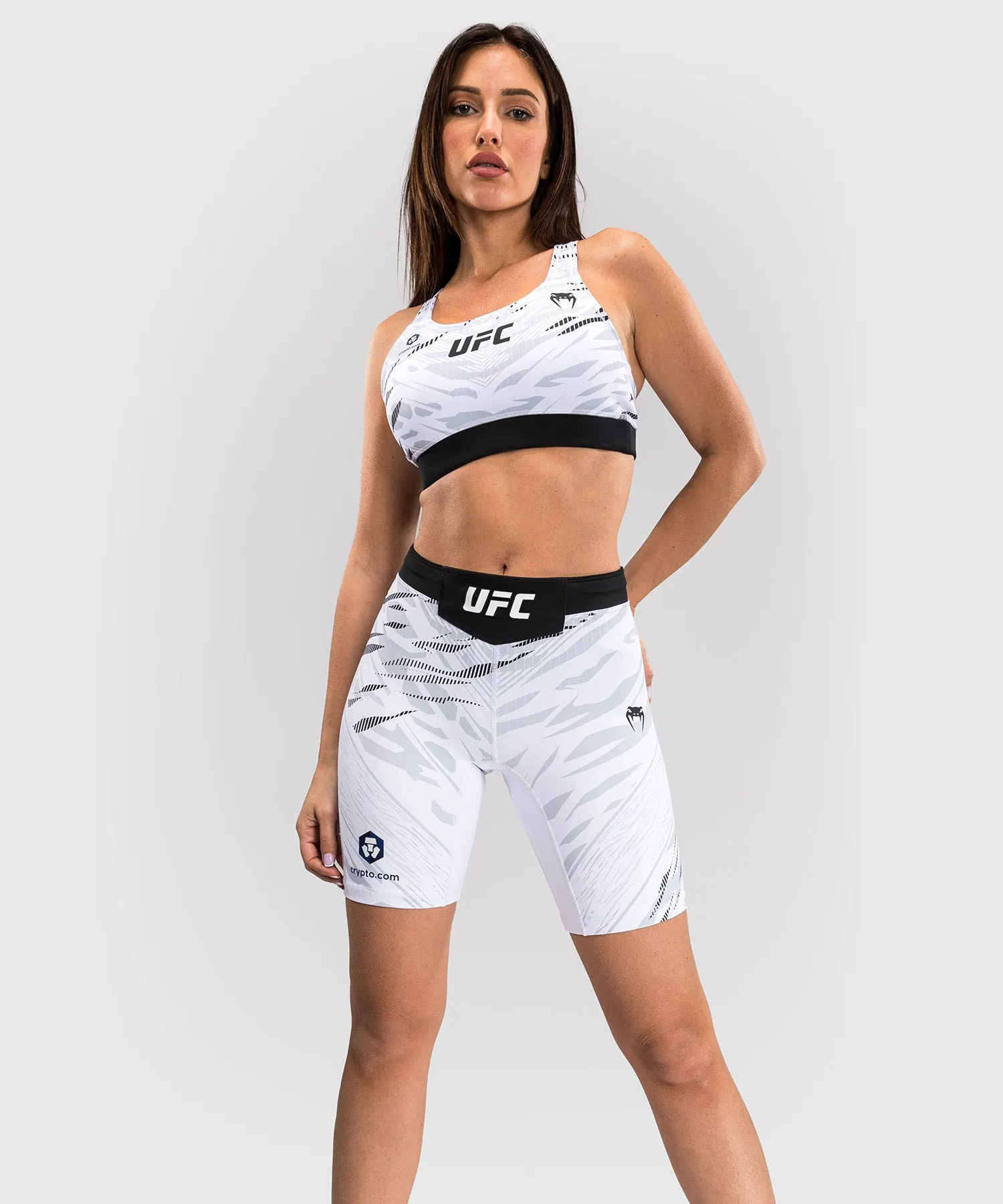 UFC Fusion by Venum Authentic Fight Night Women’s Vale Tudo Short - Long Fit - White