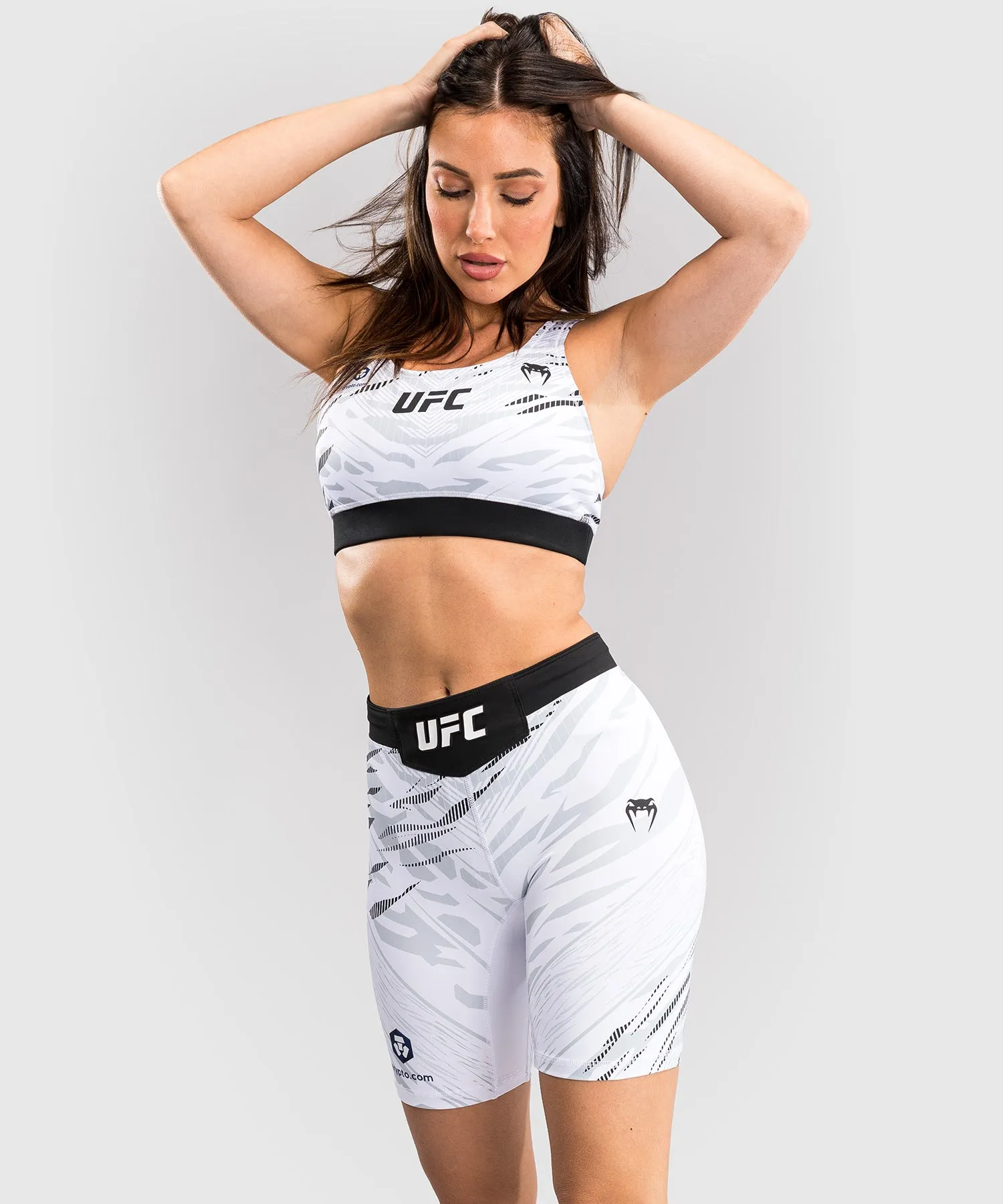 UFC Fusion by Venum Authentic Fight Night Women’s Vale Tudo Short - Long Fit - White