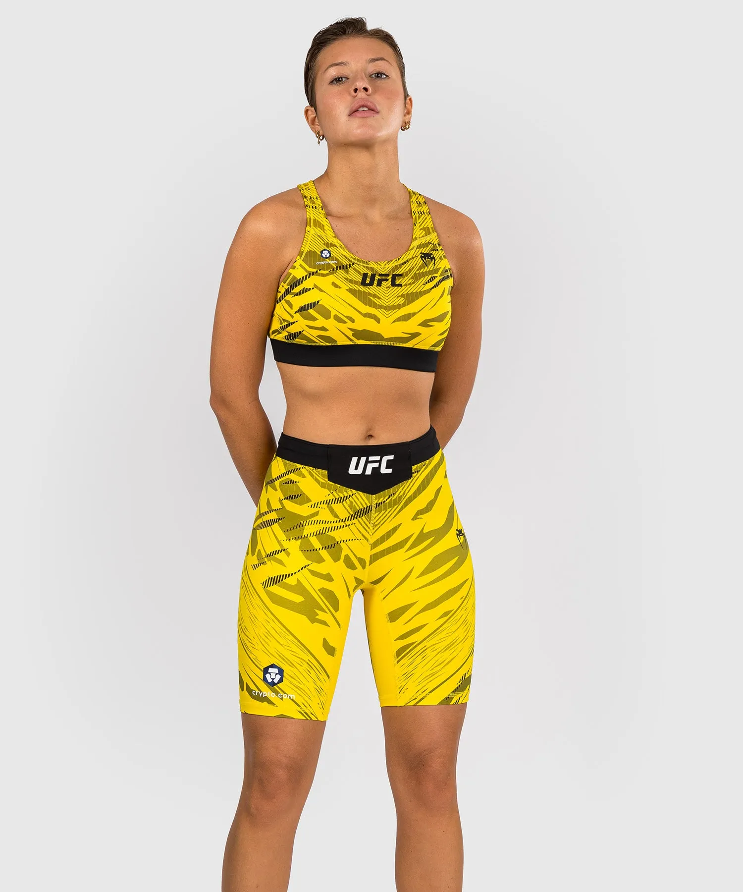 UFC Fusion by Venum Authentic Fight Night Women’s Vale Tudo Short - Long Fit - Yellow