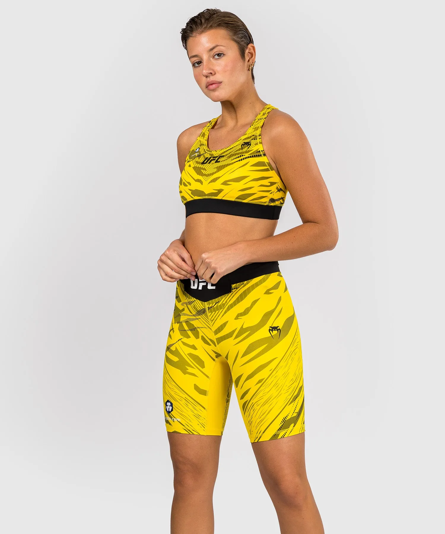 UFC Fusion by Venum Authentic Fight Night Women’s Vale Tudo Short - Long Fit - Yellow