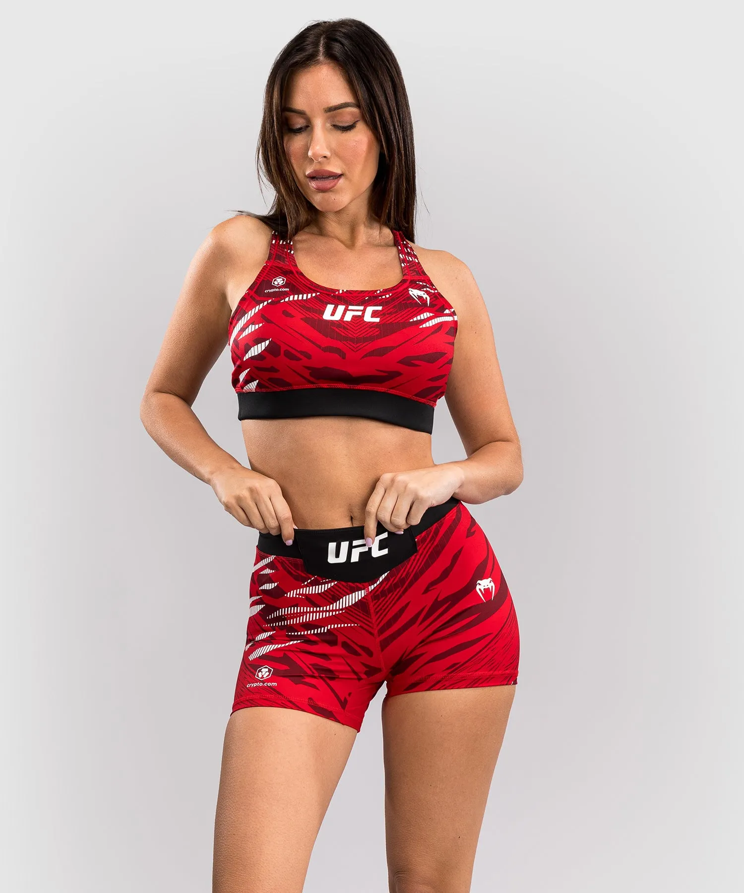UFC Fusion by Venum Authentic Fight Night Women’s Vale Tudo Short - Short Fit - Red