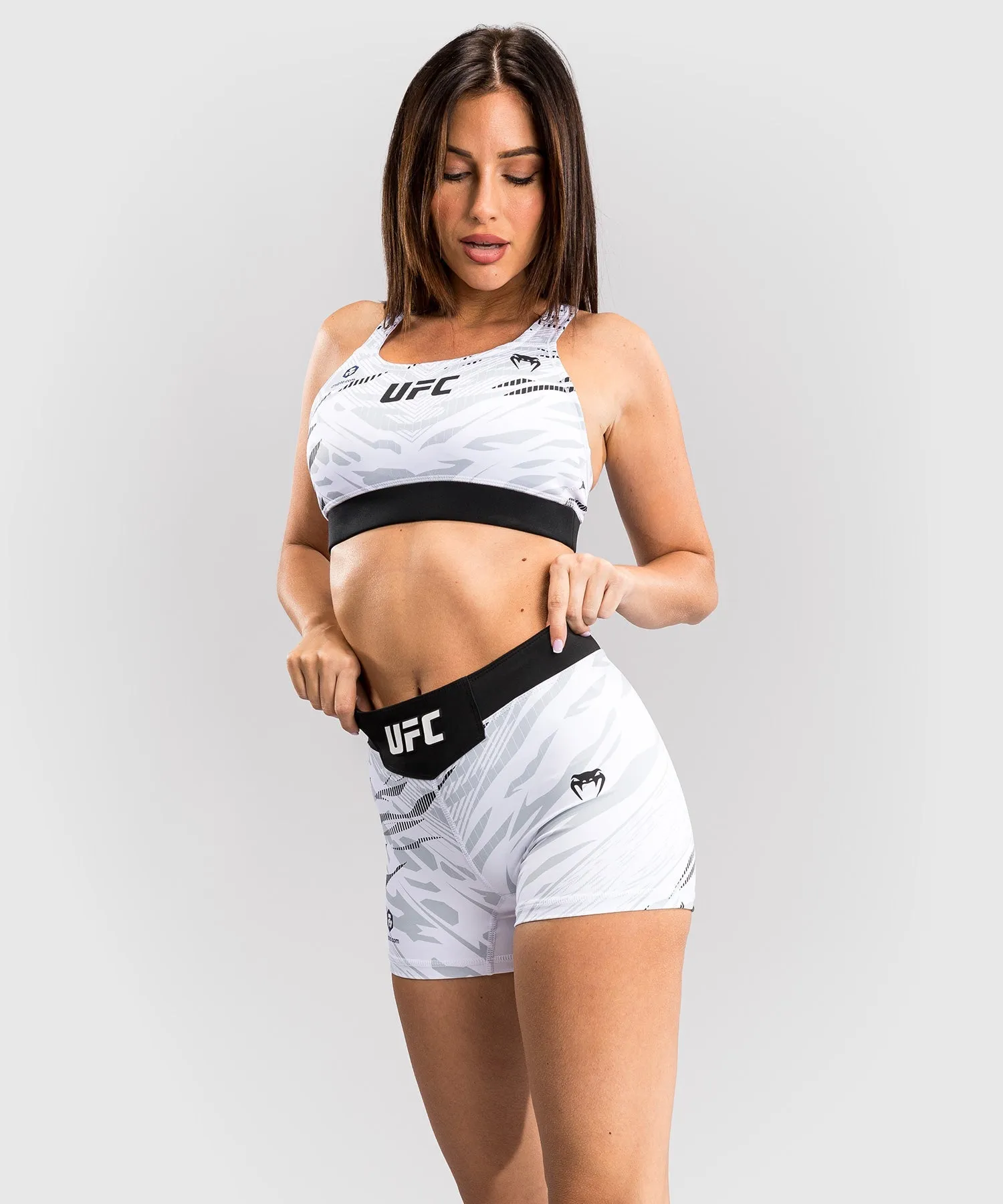 UFC Fusion by Venum Authentic Fight Night Women’s Vale Tudo Short - Short Fit - White
