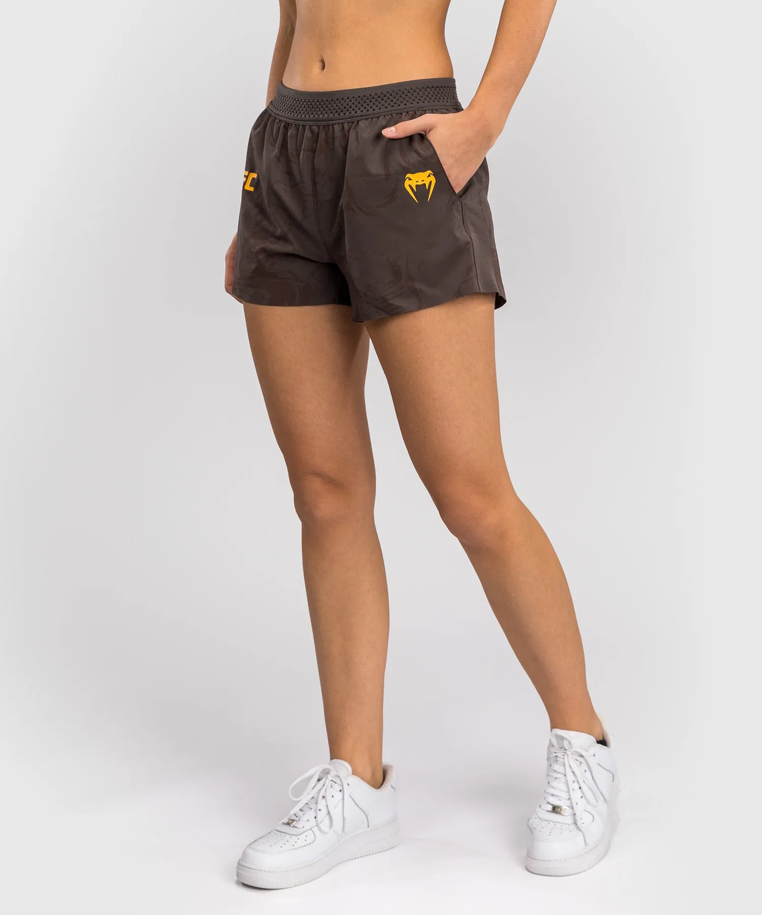 UFC Fusion by Venum Fight Week Women’s Performance Short - Earthen Brown