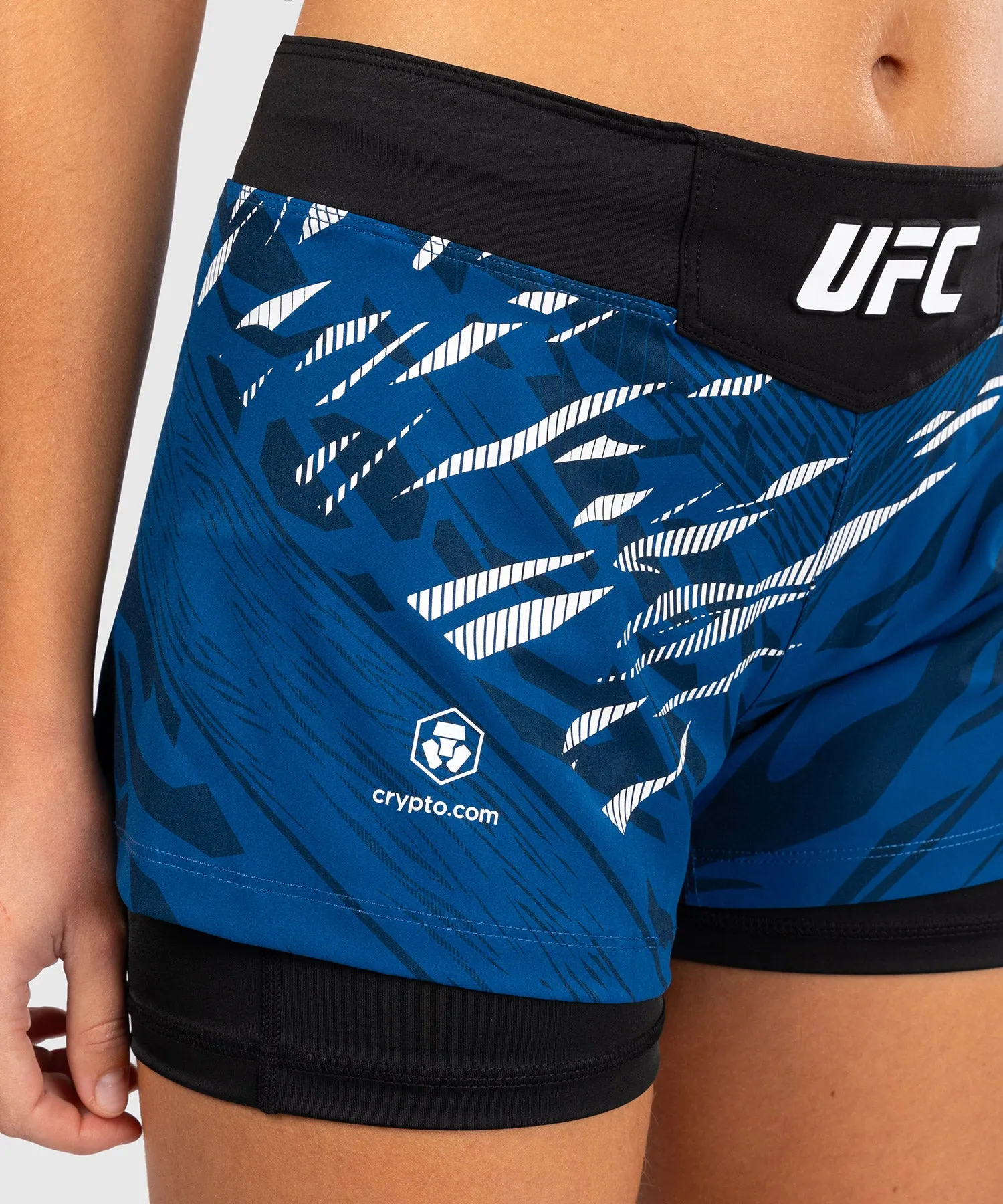 UFC Fusion by Venum Personalized Authentic Fight Night Women's Fight Short - Blue