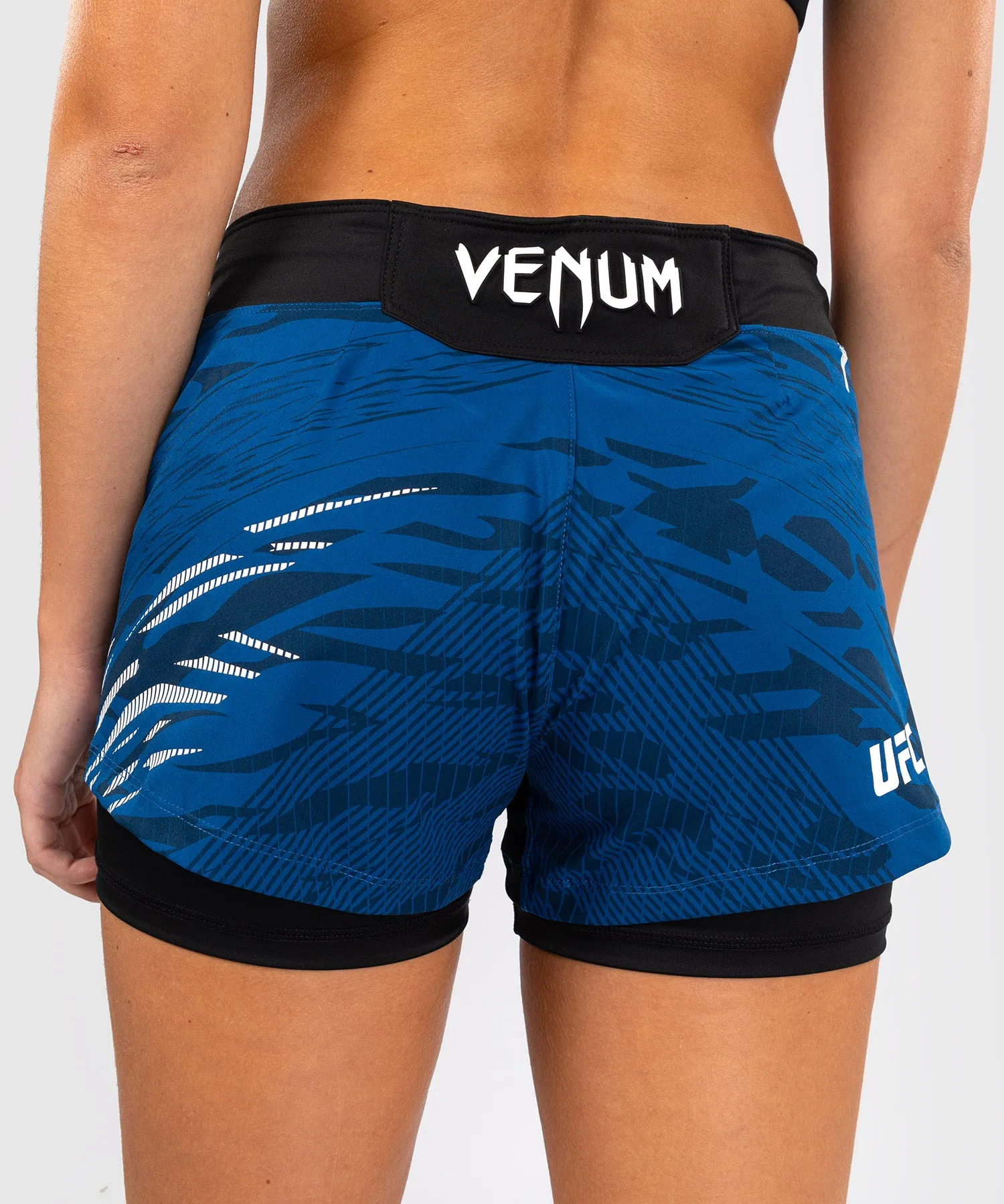 UFC Fusion by Venum Personalized Authentic Fight Night Women's Fight Short - Blue