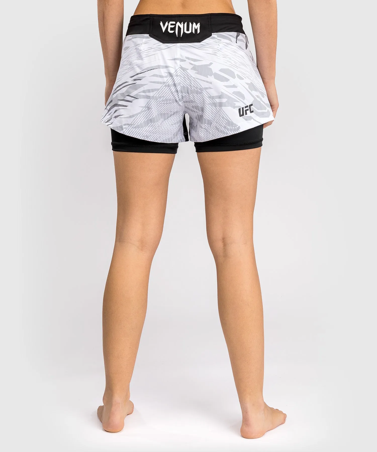 UFC Fusion by Venum Personalized Authentic Fight Night Women's Fight Short - White