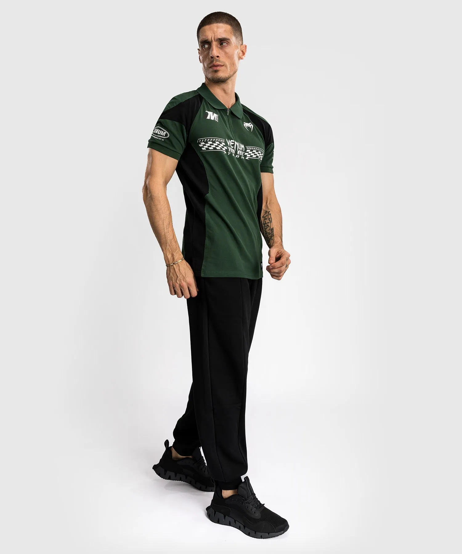 Venum Motorsport Cotton Polo - Deep Forest