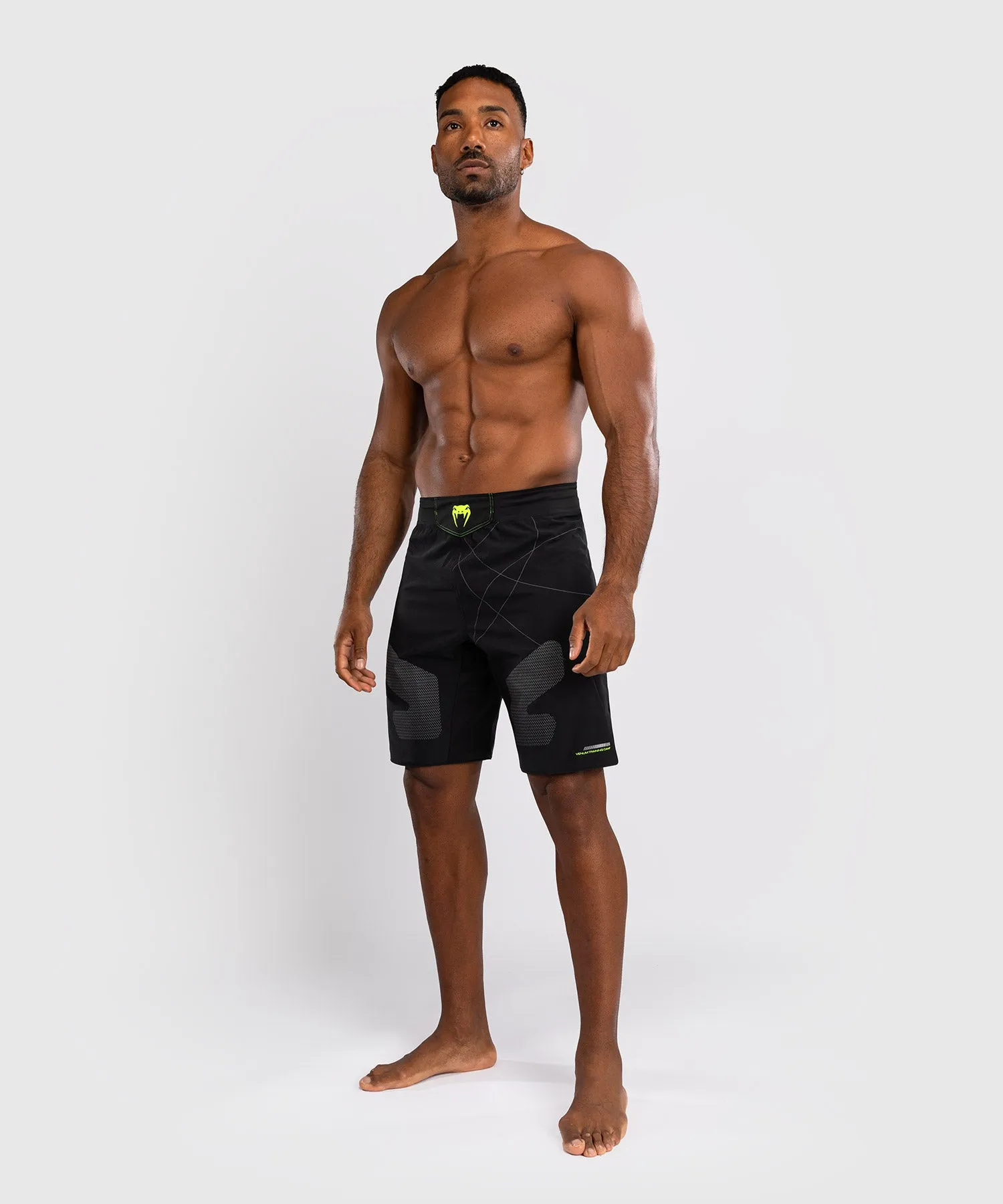 Venum Training Camp 4.0 Fight Short - Black/Neon Green