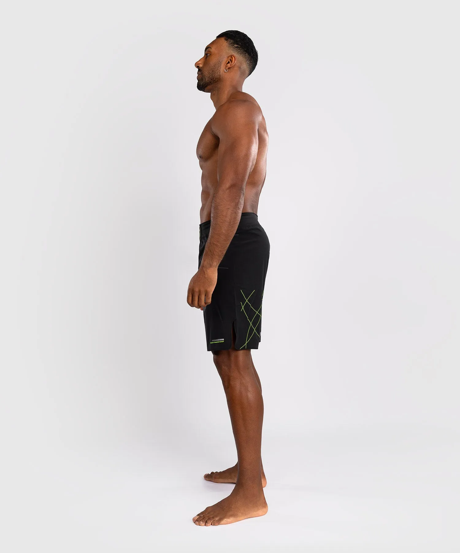 Venum Training Camp 4.0 Fight Short - Black/Neon Green