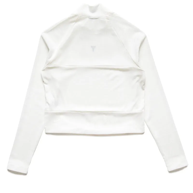 Women's Nike Kobe Long-Sleeve Cropped Top - Sail/Black
