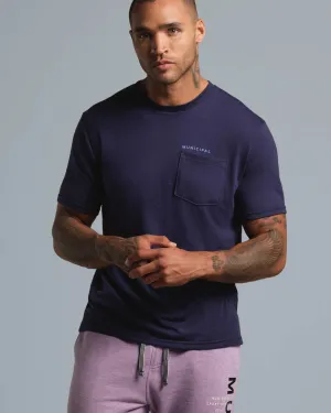 Wordmark SuperBlend Pocket T-Shirt Municipal